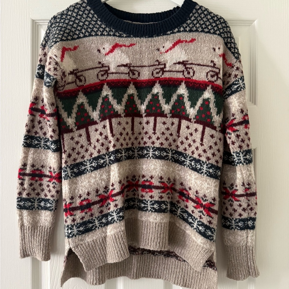 Cozy Soft Multicolor Patterned Sweater